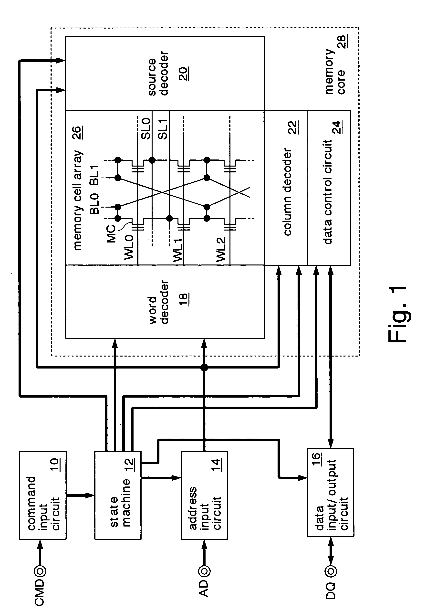 Nonvolatile memory cell array architecture for high speed reading