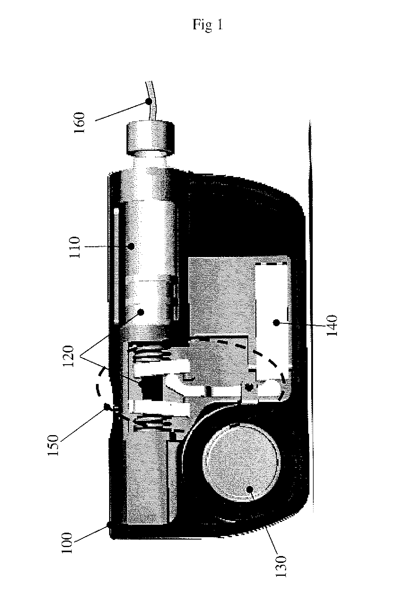 Miniature infusion pump for a controlled delivery of medication