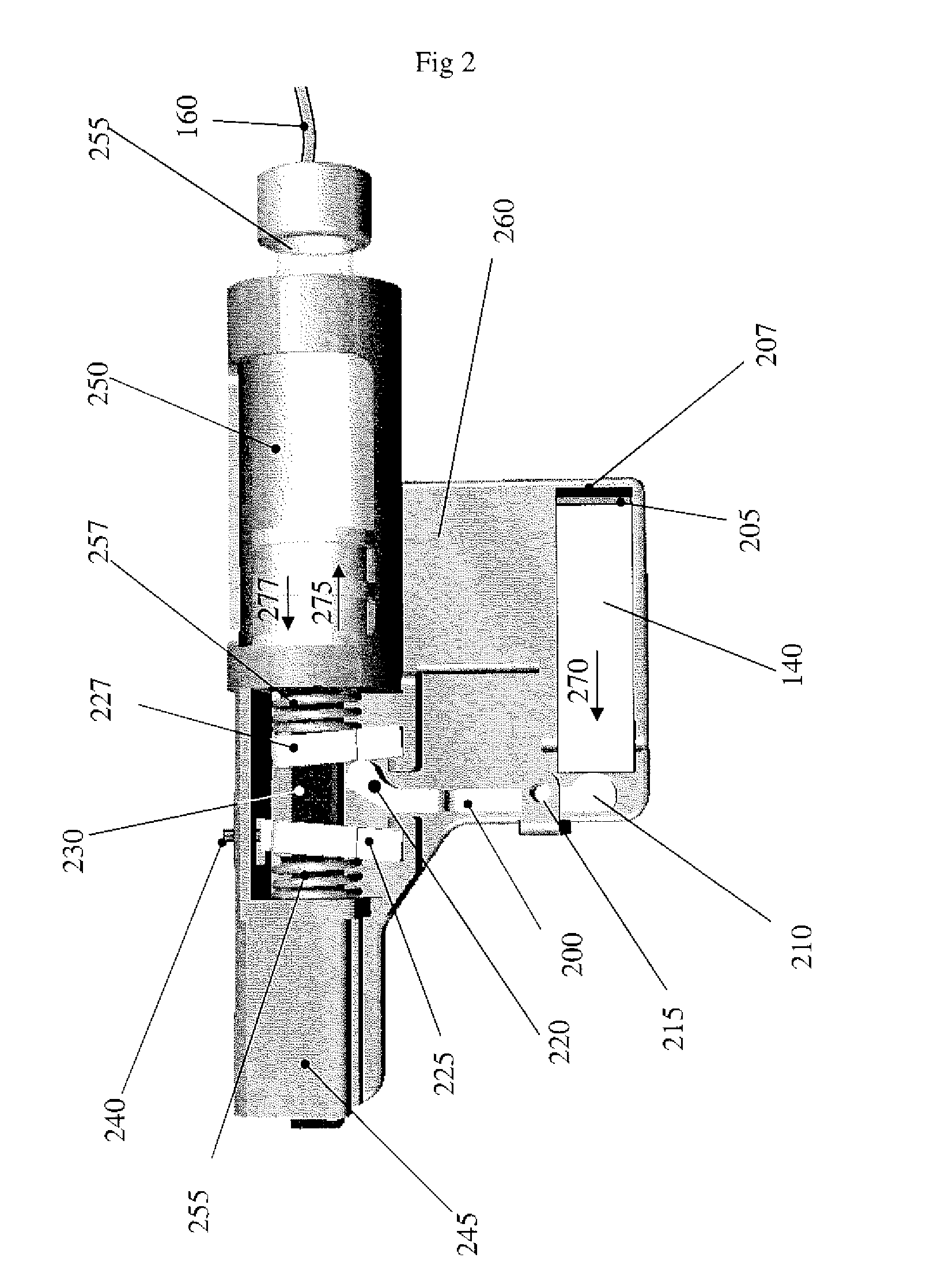 Miniature infusion pump for a controlled delivery of medication