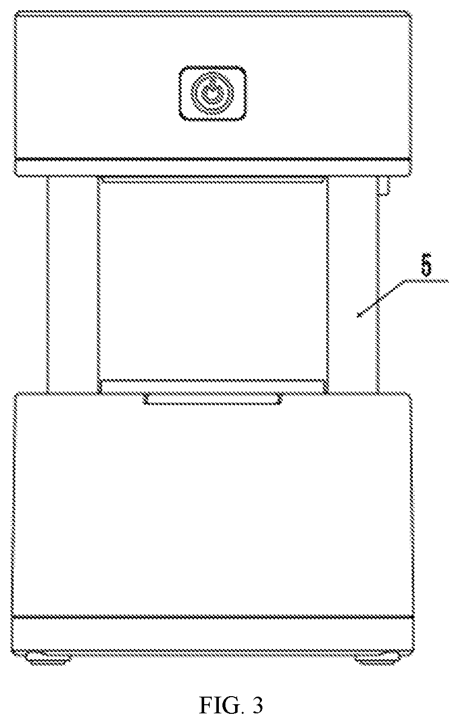 Machine for manufacturing a coffee capsule