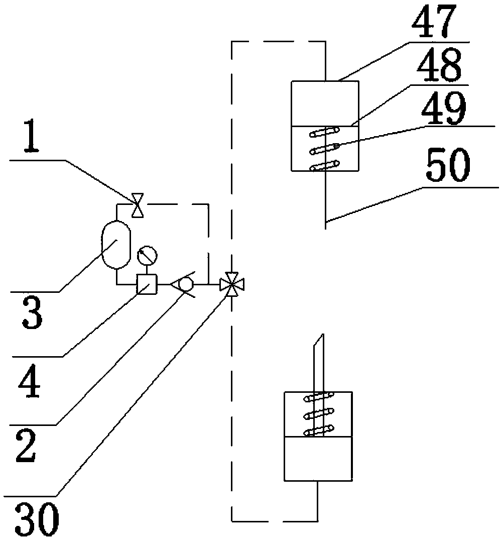 Automatic pipeline mechanical leakage stopping system and application method
