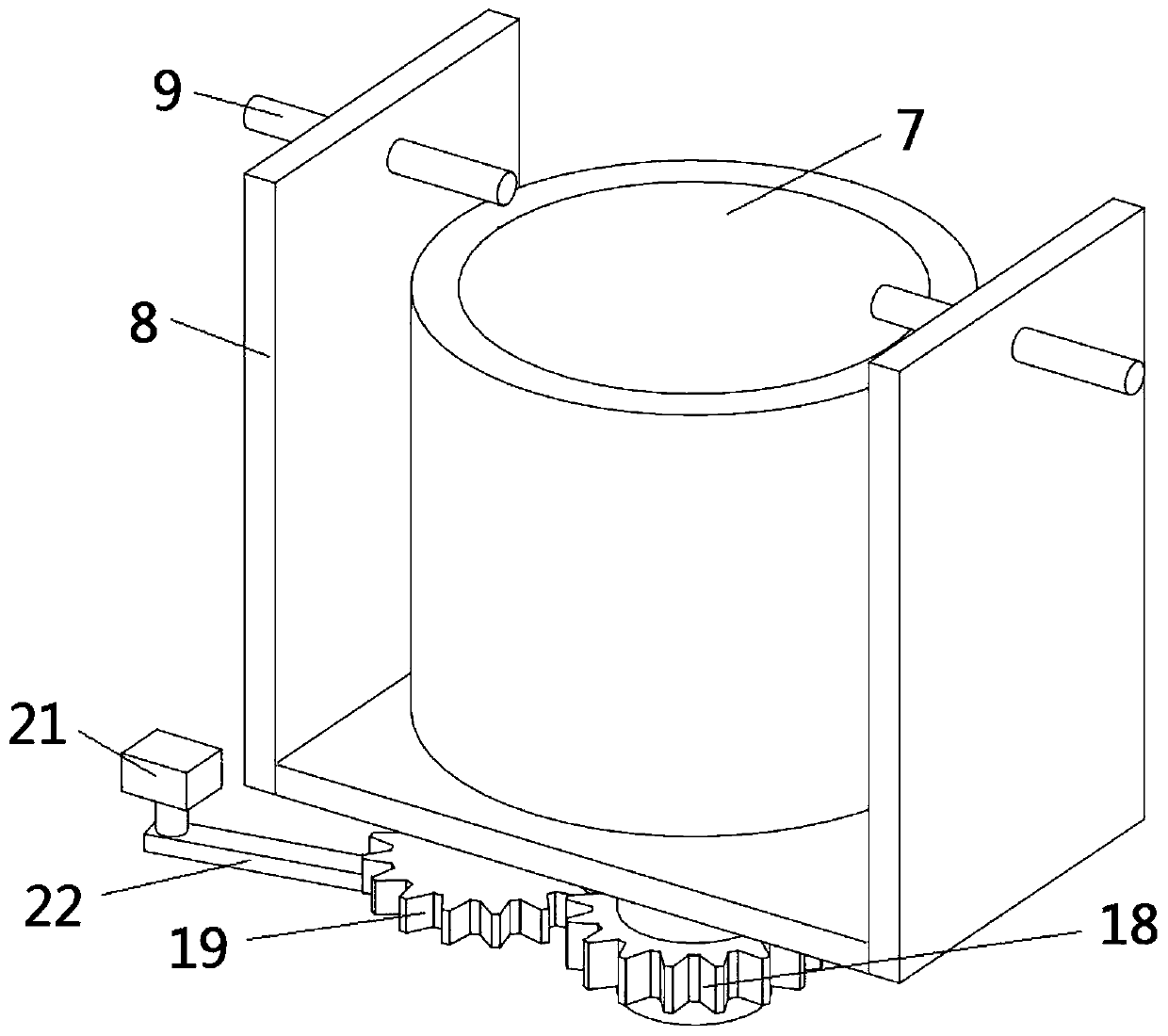 A screening device for agricultural and sideline products with drying function