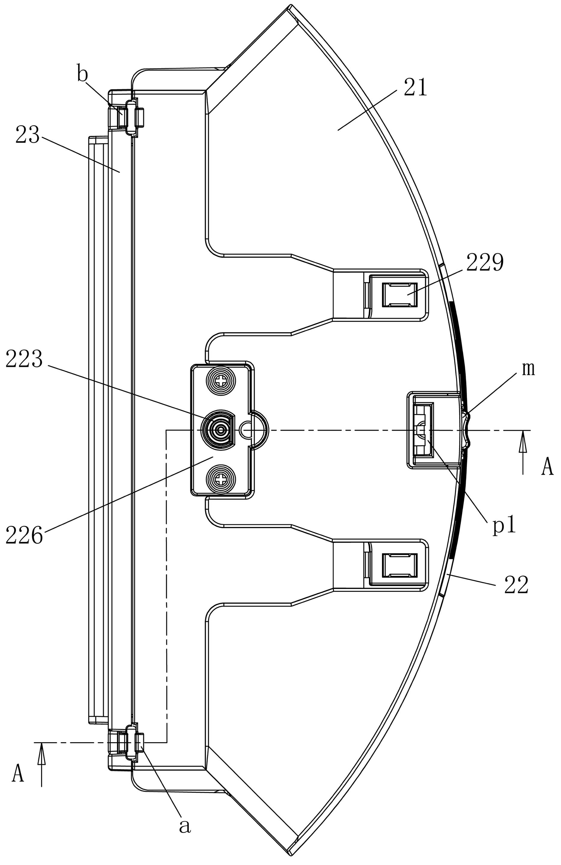 Full-detachable dust box of intelligent dust collector