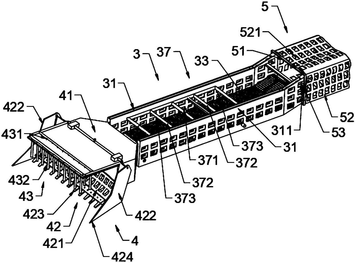 Flushing system and combined lotus root harvesting machine with the same