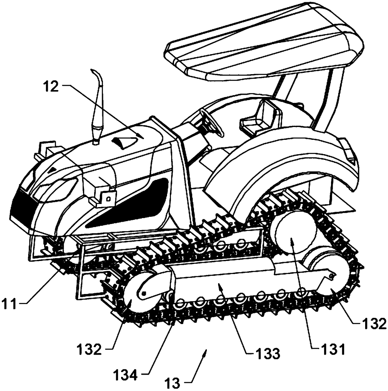 Flushing system and combined lotus root harvesting machine with the same