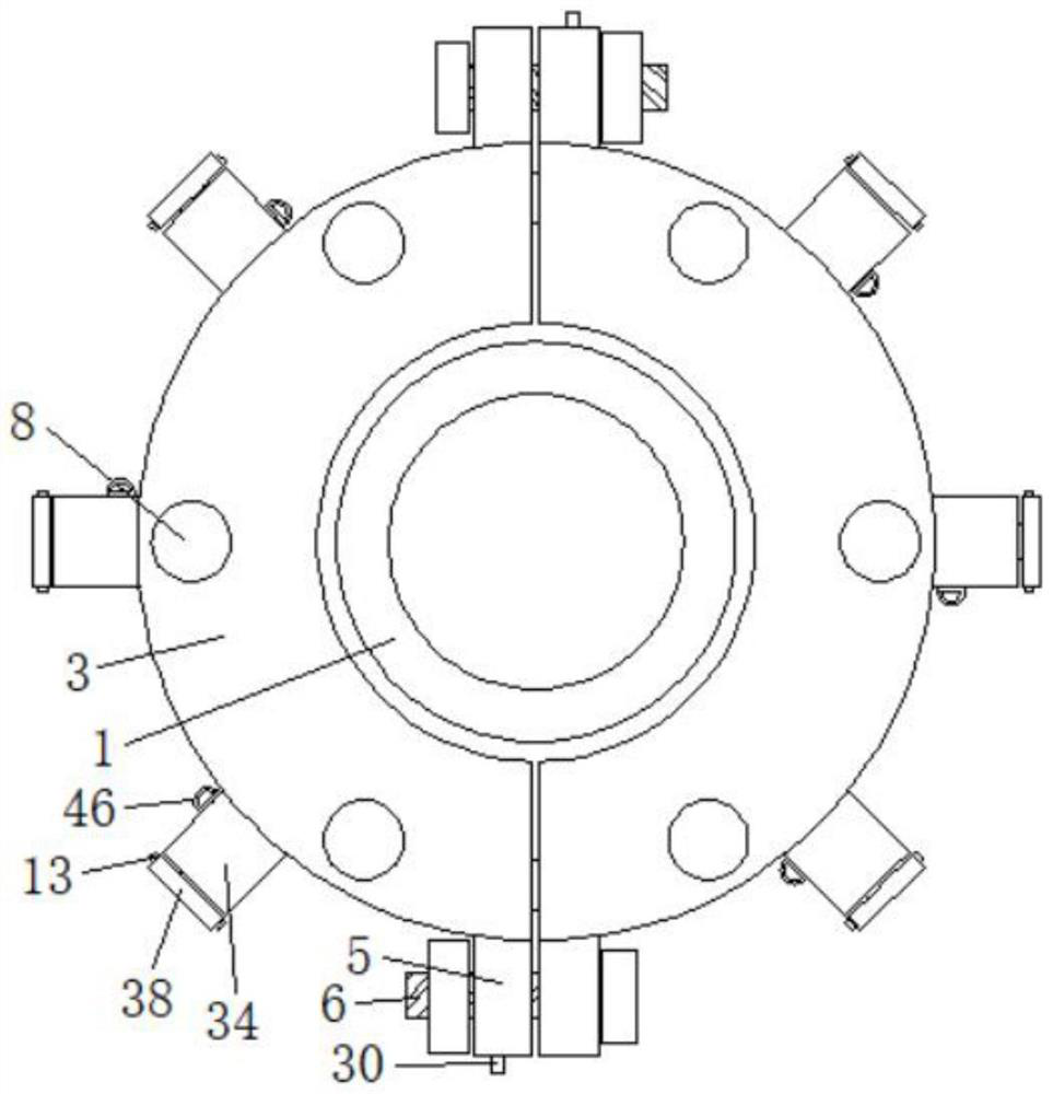 Extraction tube multi-fulcrum butt joint ring for supercritical extraction equipment