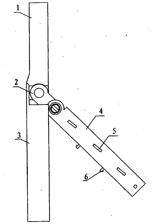 Oriented connecting rod device for rocket fireworks