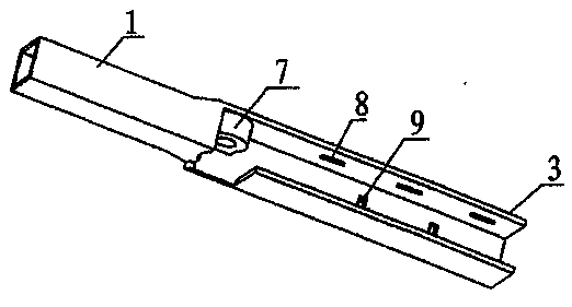 Oriented connecting rod device for rocket fireworks