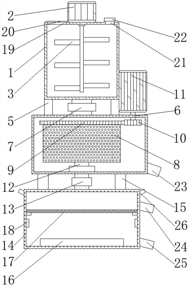 Waste mineral oil residue separating, processing and filtering device