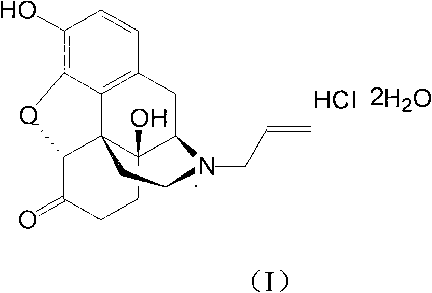 Naloxone hydrochloride compound with high purity