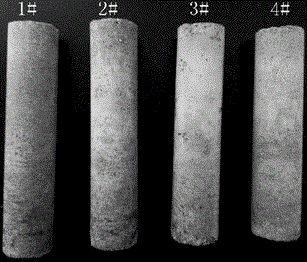 Manufacturing method of low-cost sandstone artificial rock core for experimental teaching