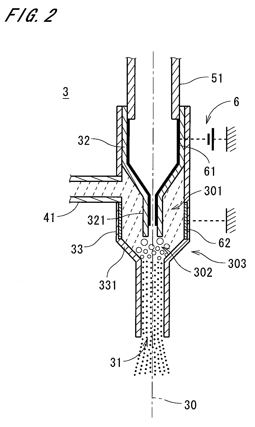 Two-fluid nozzle, substrate processing apparatus, and substrate processing method