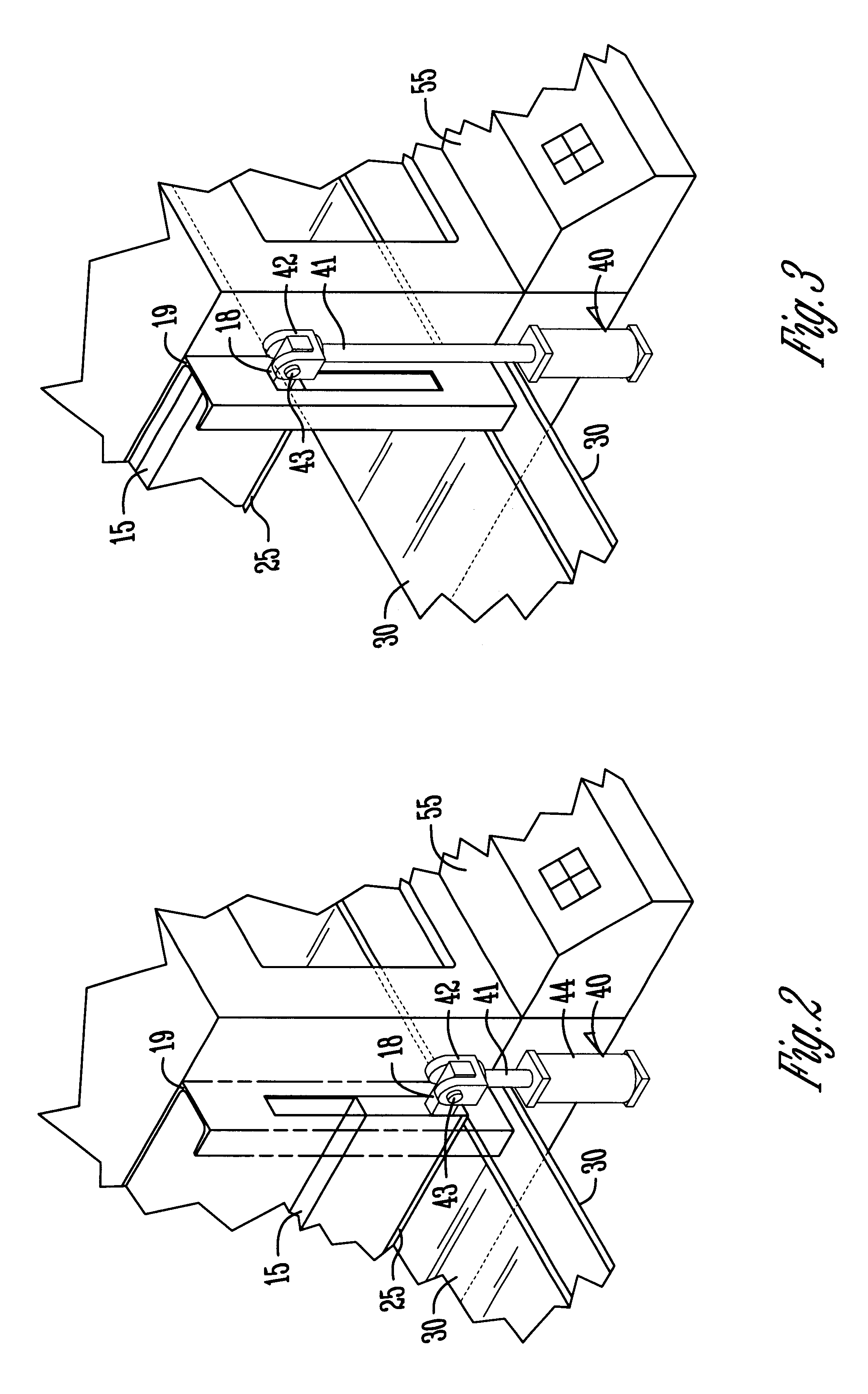 Conveyorized oven with automated door