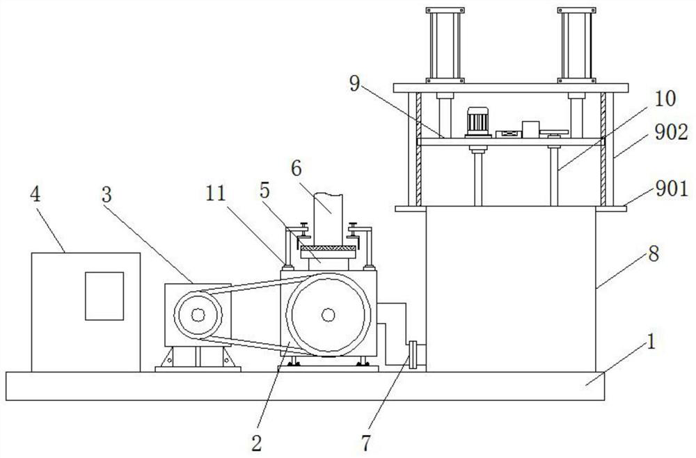 Fracturing slickwater and fracturing fluid online continuous mixing device and using method