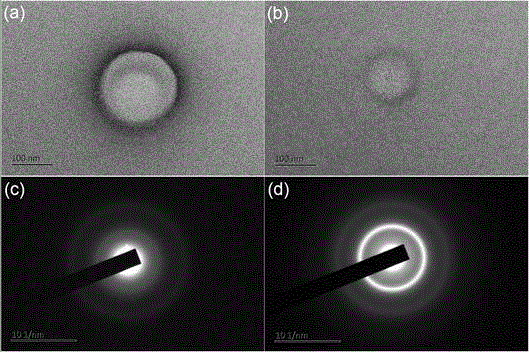 Nickel-titanium amorphous alloy grid supporting film for transmission electron microscope