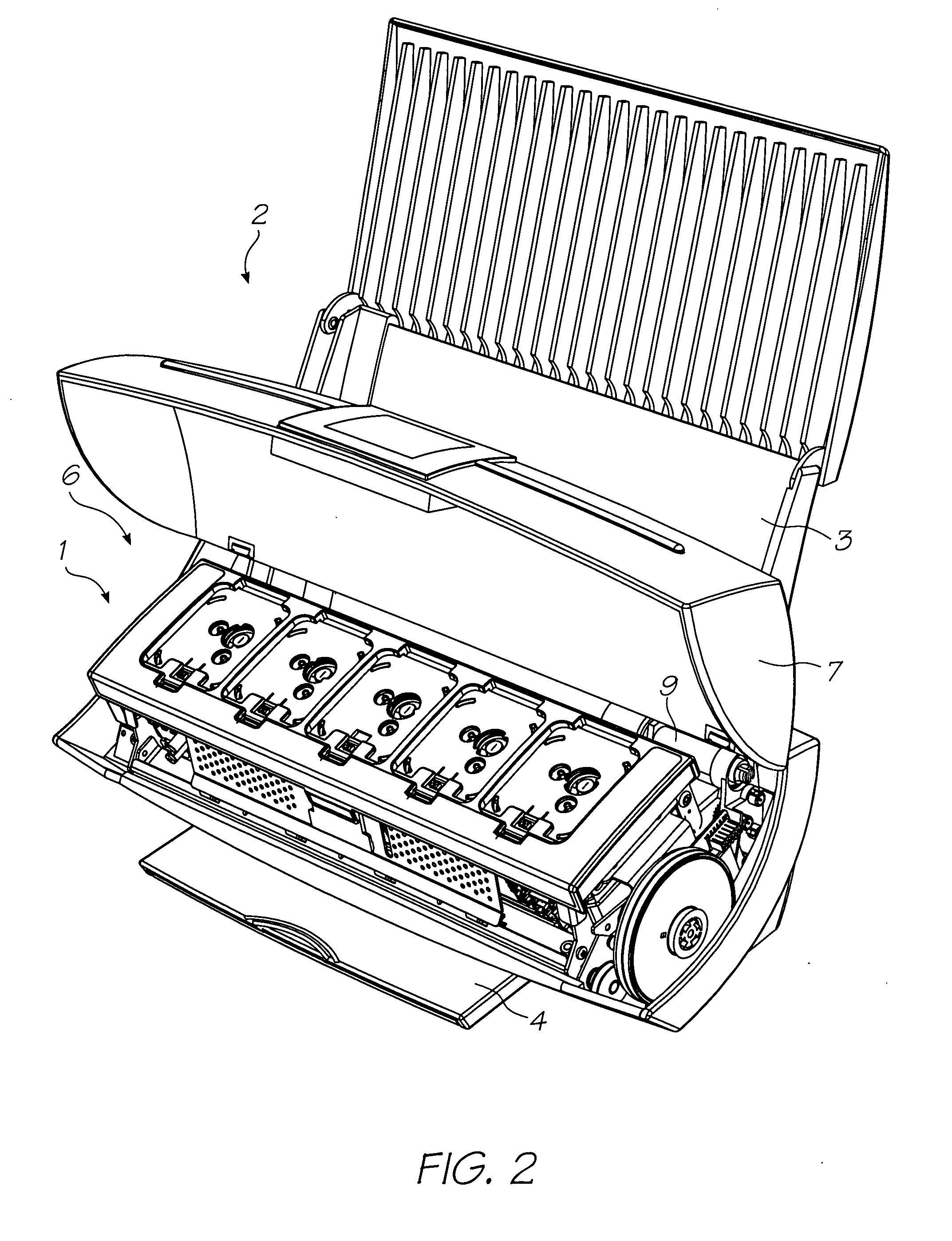 Printhead integrated circuit adapted for adhesive bonding