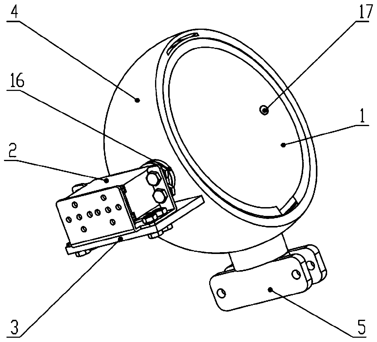 Auxiliary picking device and picking method for long-stemmed fruits