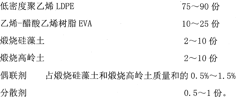 Preservative film padded with minerals and preparation method thereof
