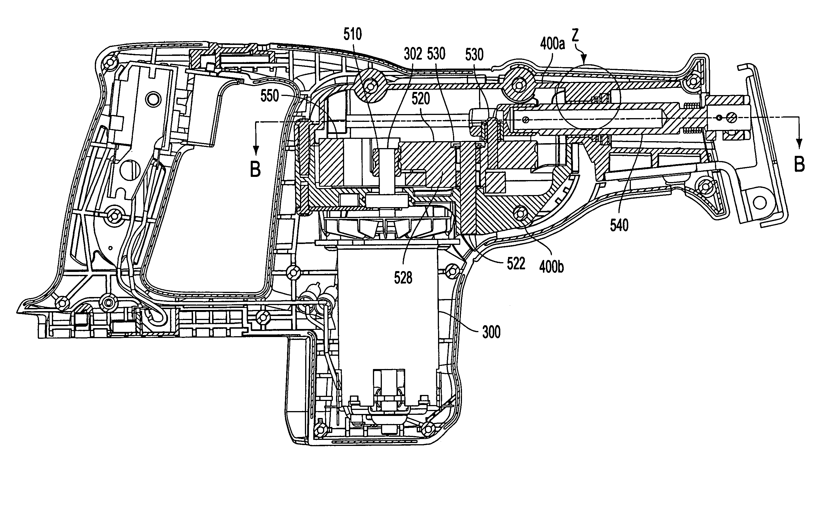 Reciprocating counterweight structure for a reciprocating saw