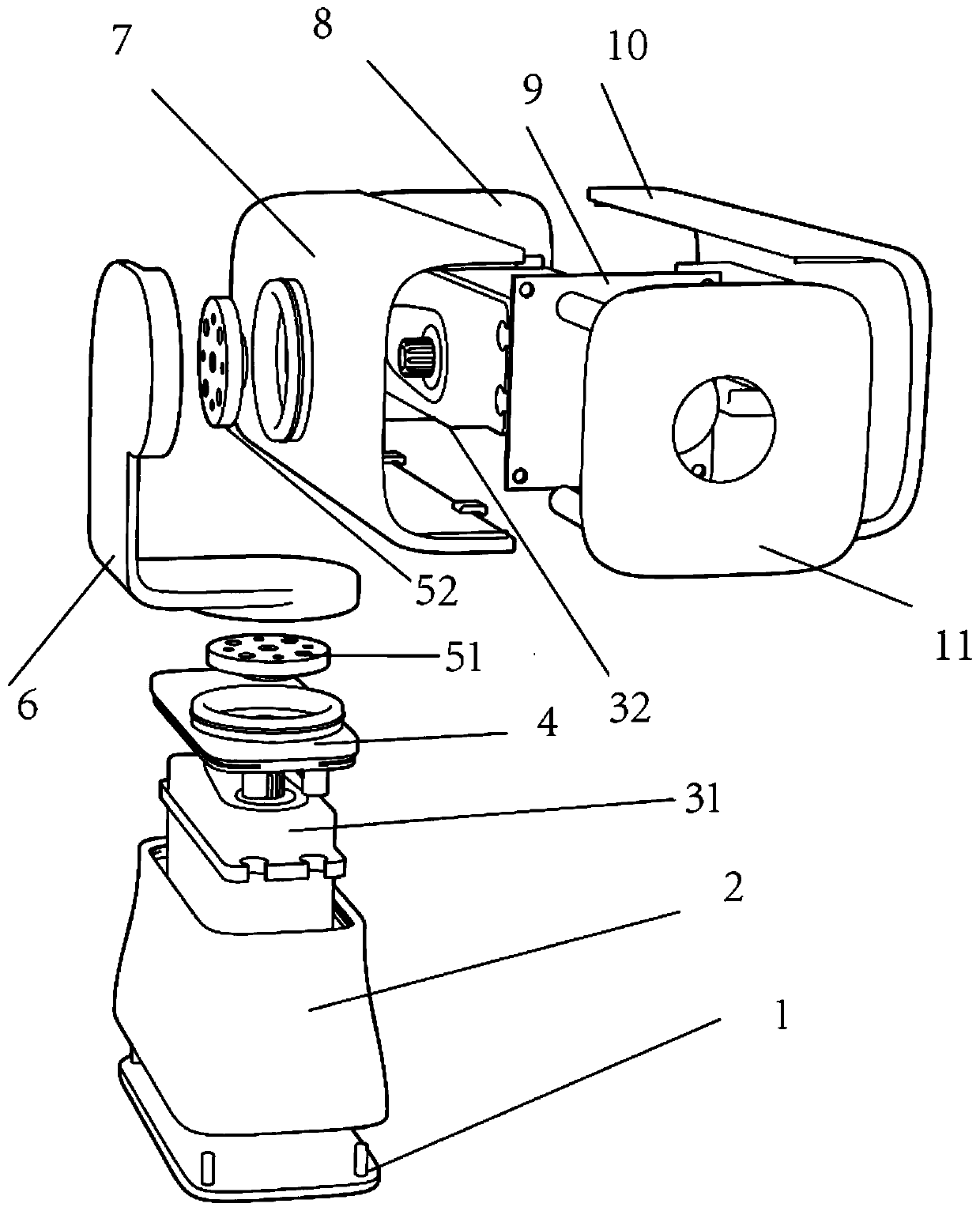Driver face tracking device and method