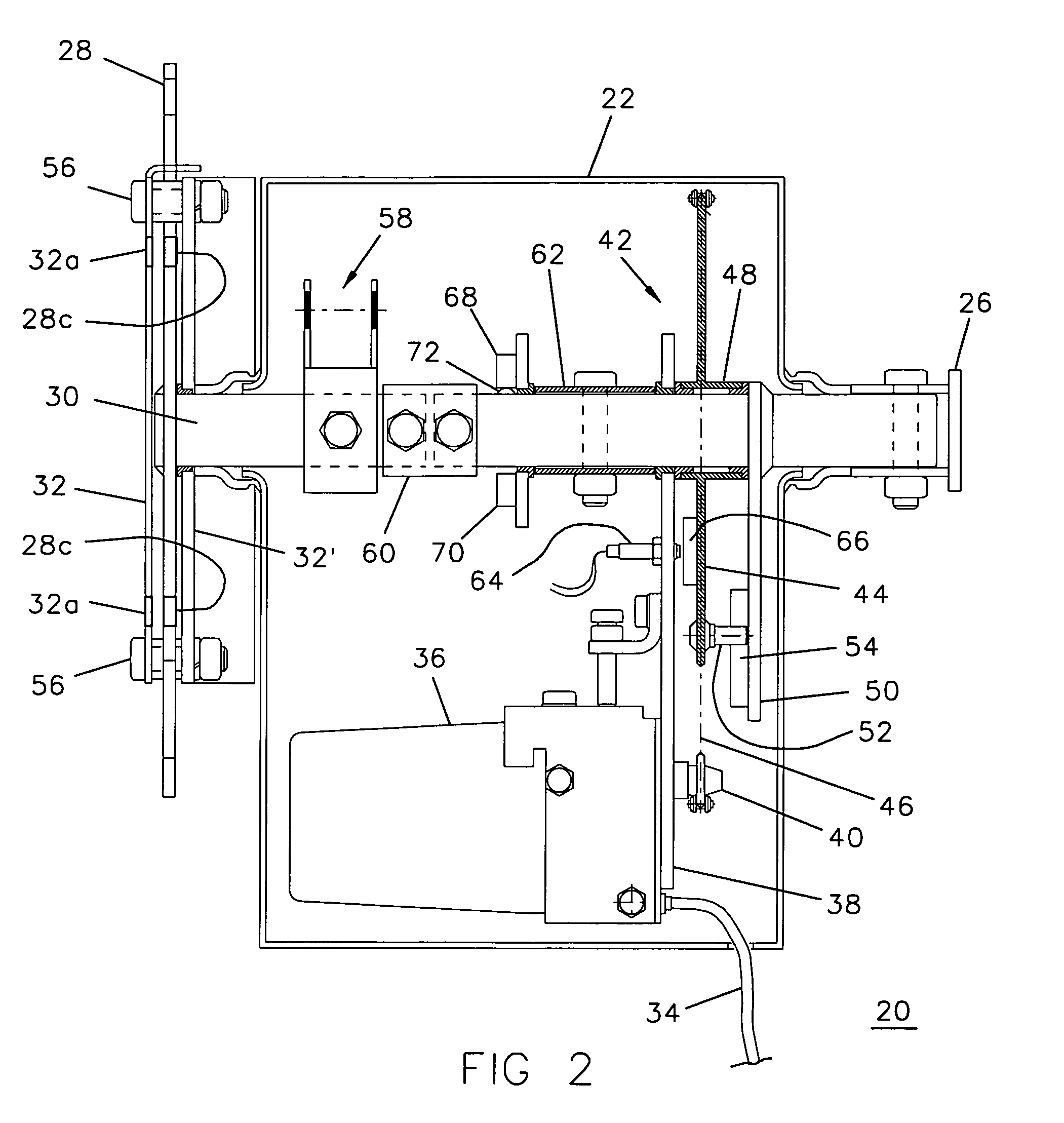 Motor operator, with inherent decoupling characteristics, for electrical power switches