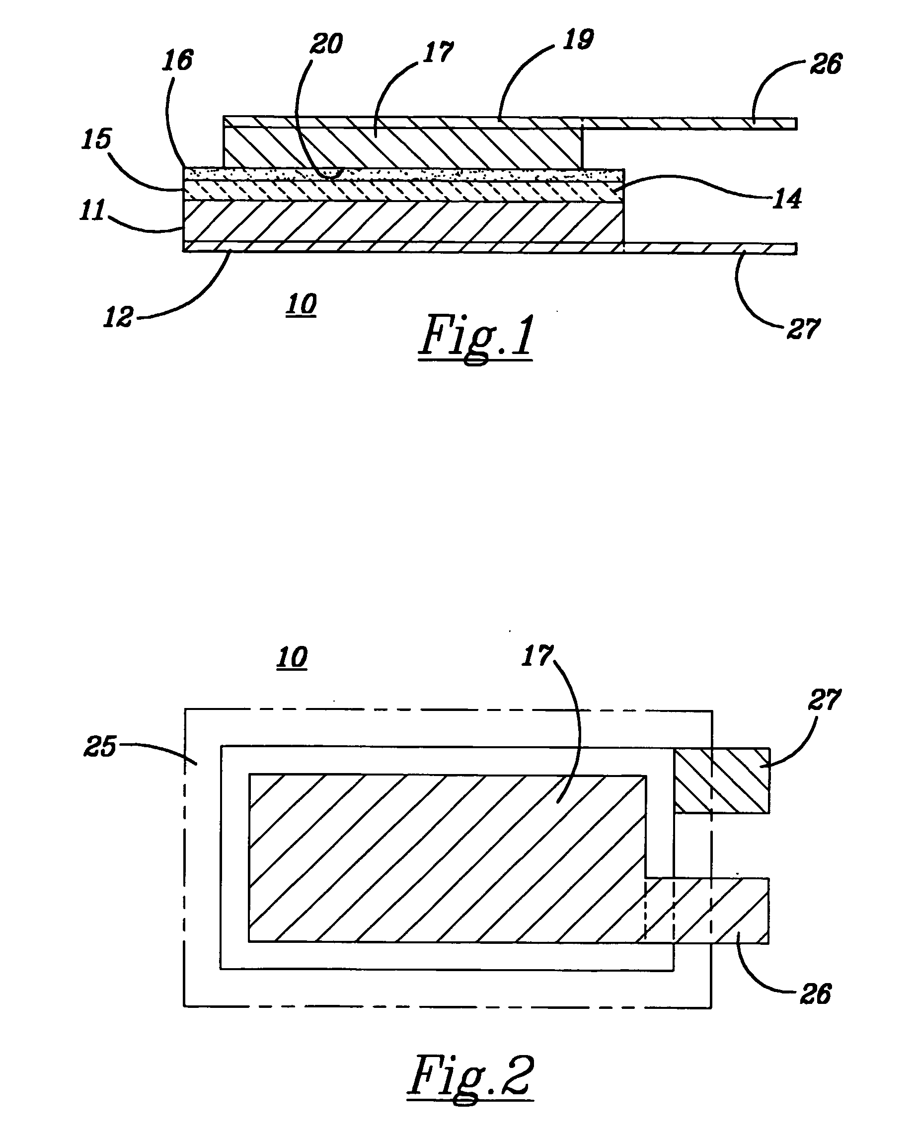 Lithium based electrochemical devices having a ceramic separator glued therein by an ion conductive adhesive