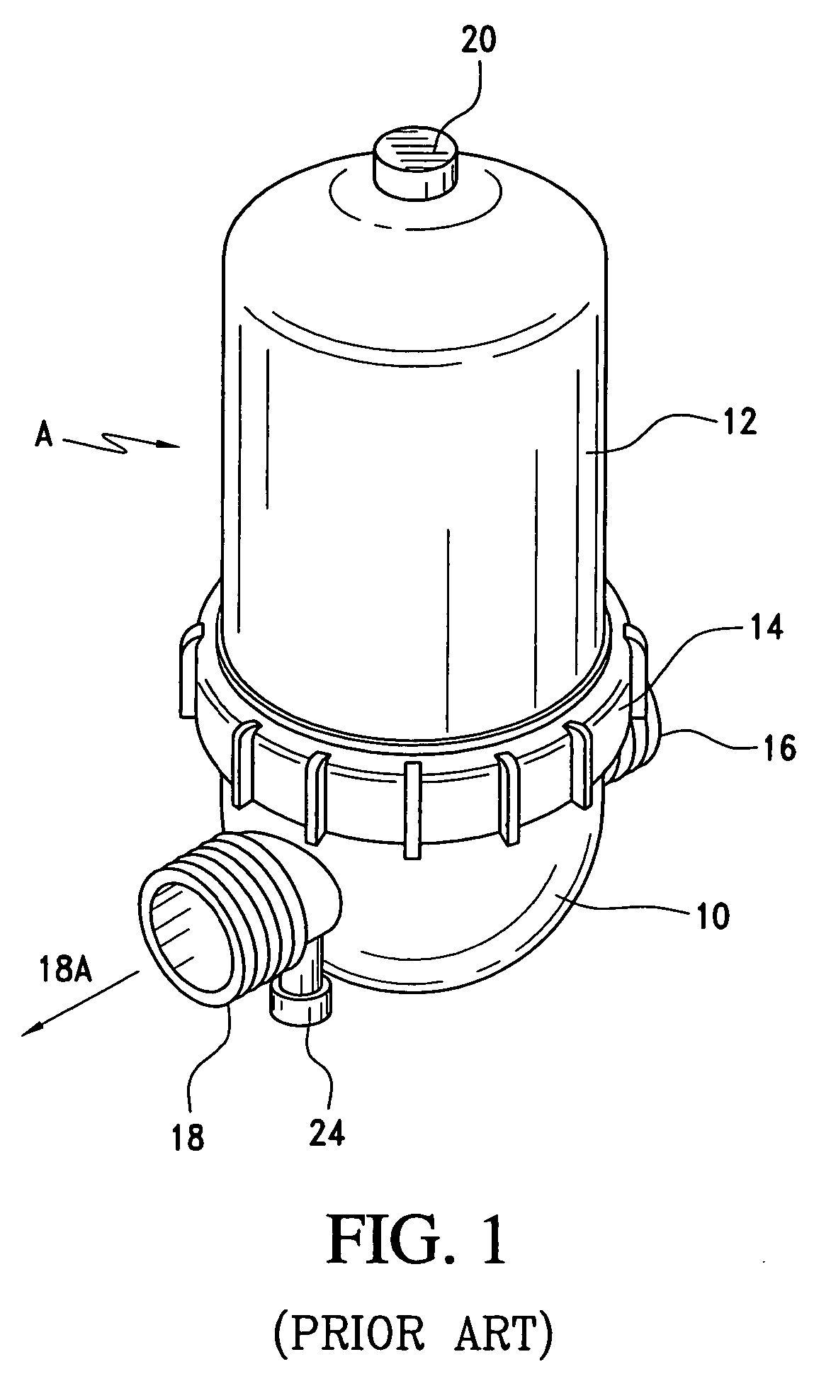Self-cleaning filter apparatus