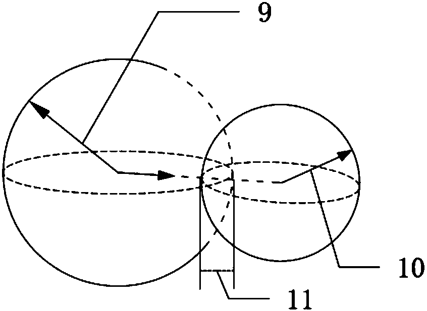 Three-dimensional model of rock mass power function mesoscopic time-dependent fracture