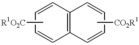 Diesters of naphthalene dicarboxylic acid