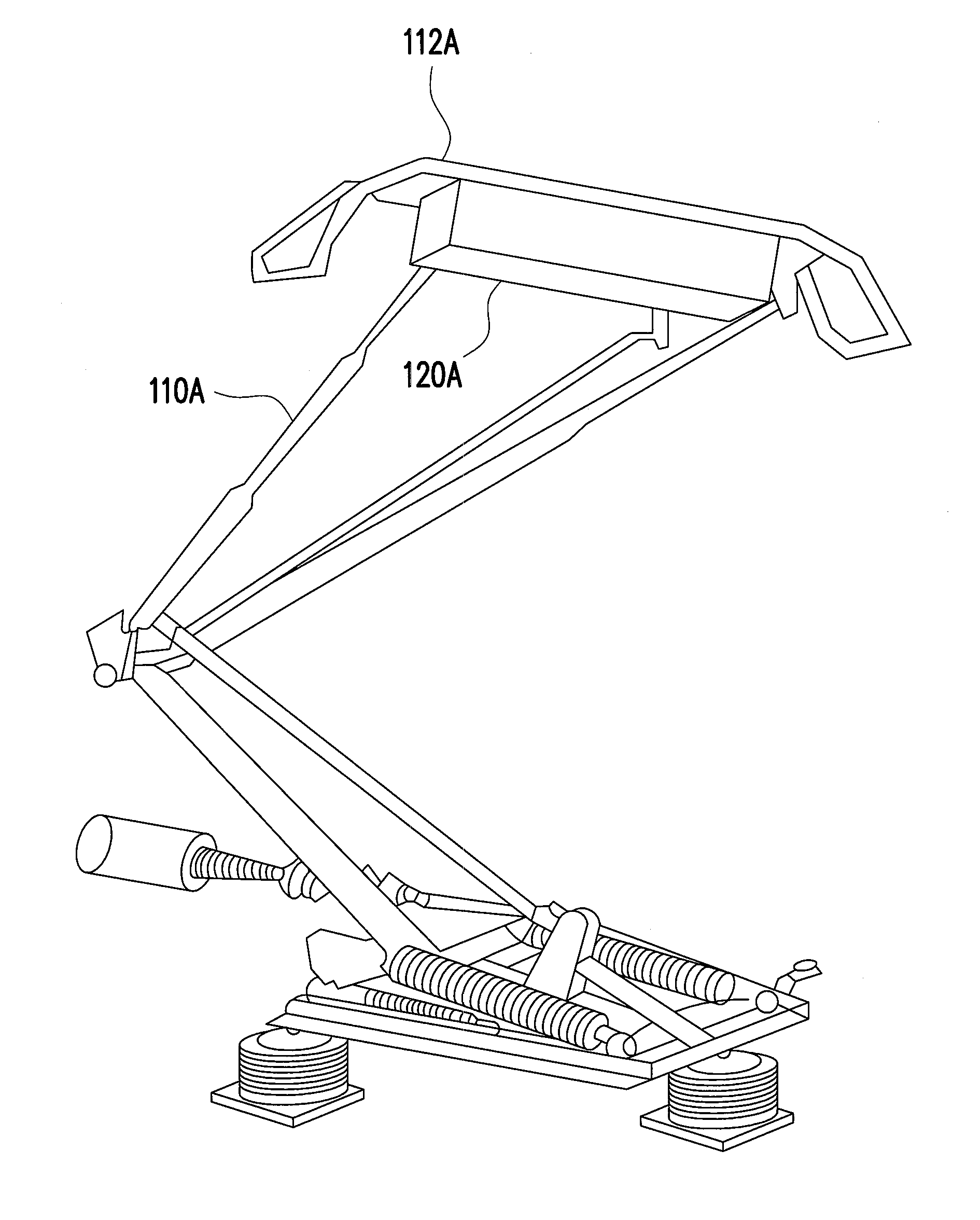 Collector device of electric train and collector method thereof