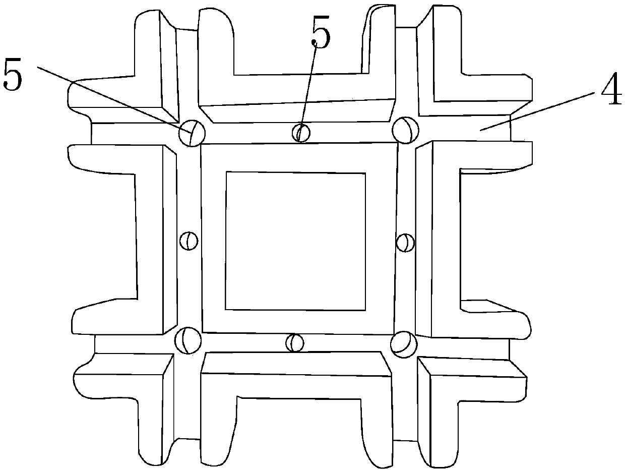 Tube-bearing sponge grass-planting brick