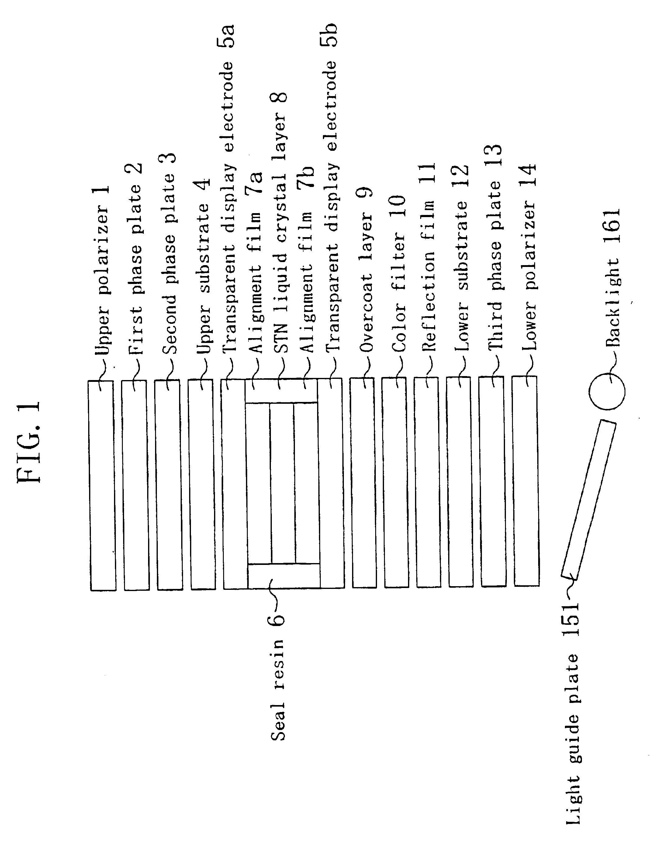 Transmission/reflection type color liquid crystal display device