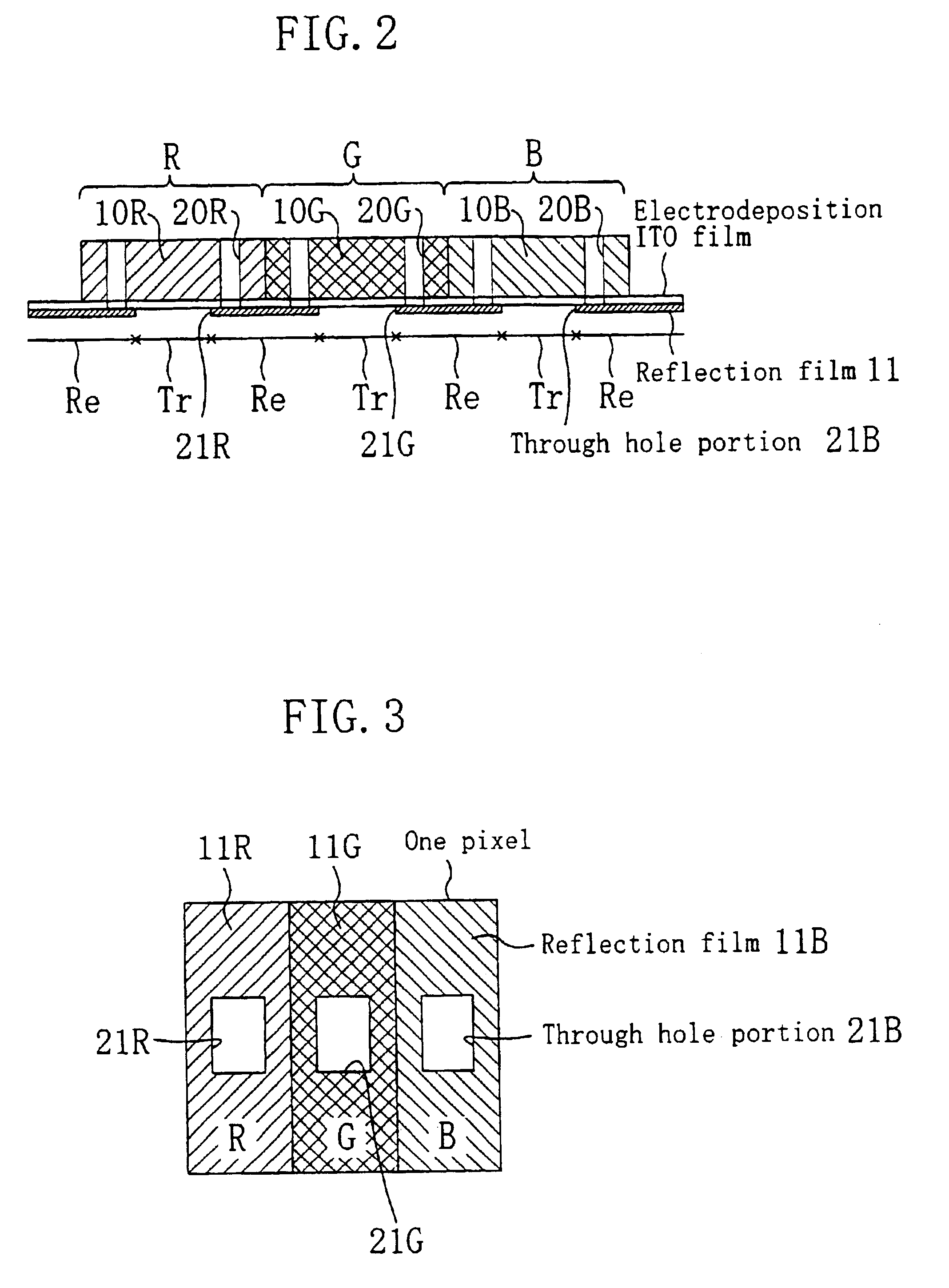 Transmission/reflection type color liquid crystal display device