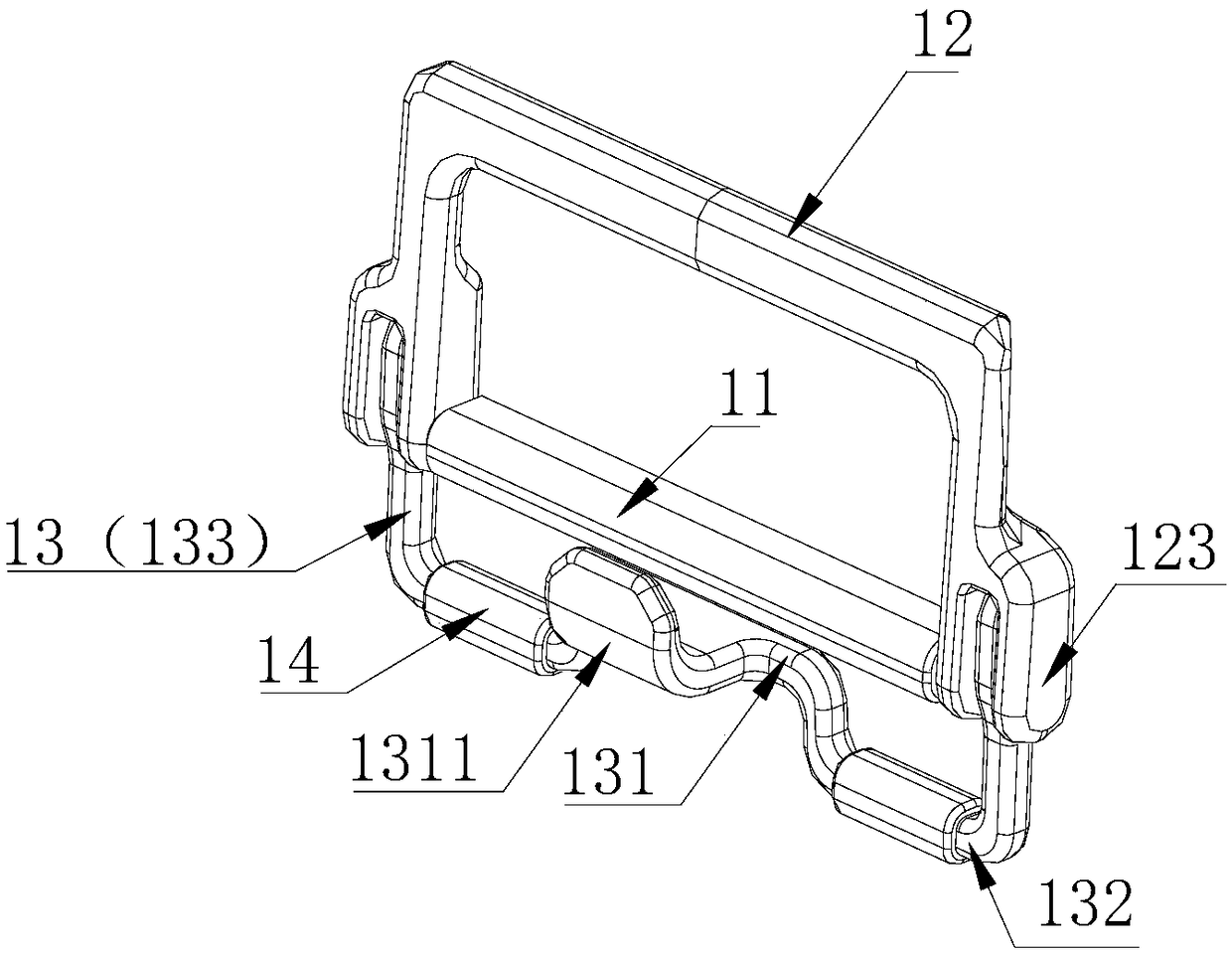 Buckle lock and LED display screen