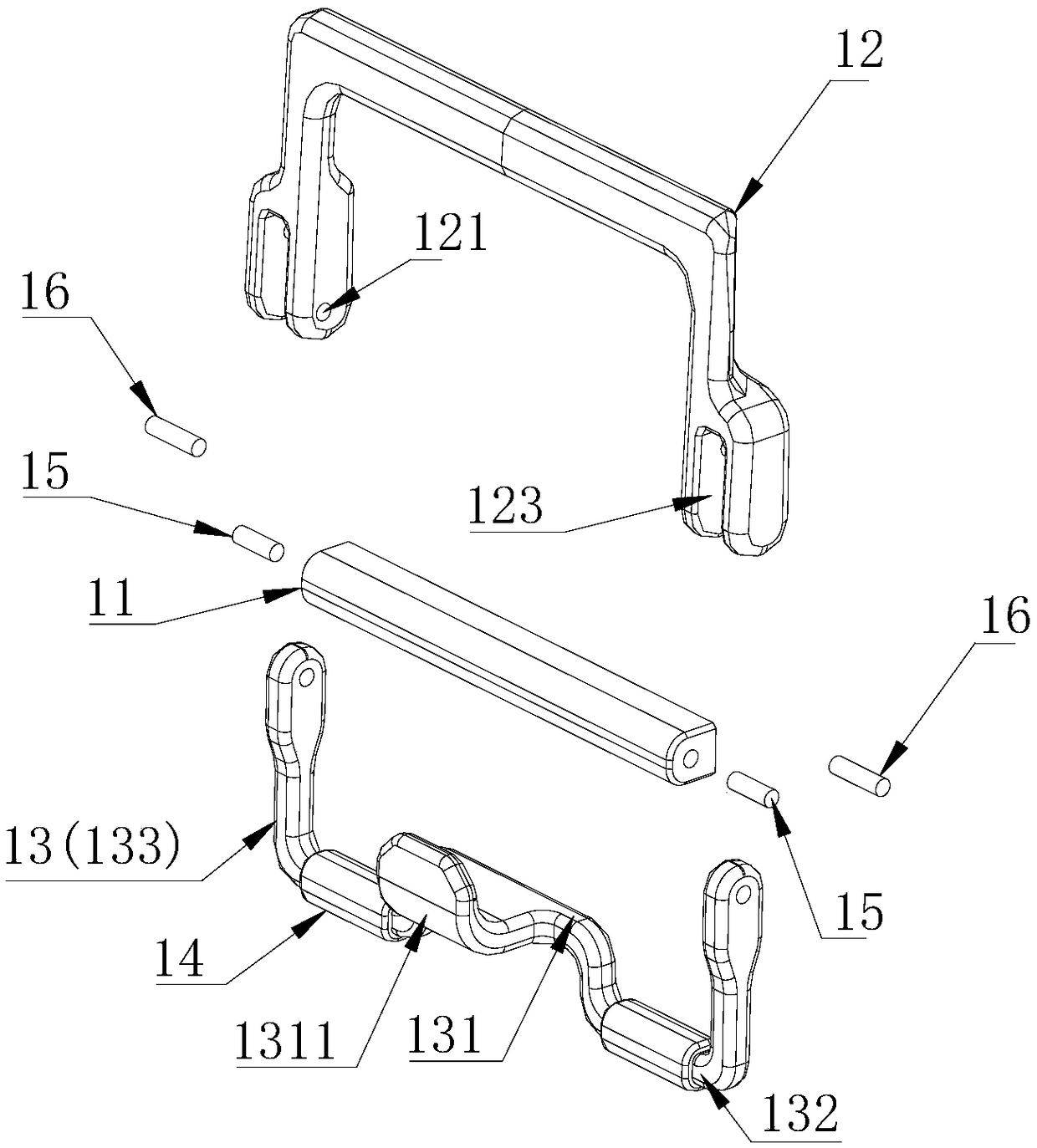 Buckle lock and LED display screen