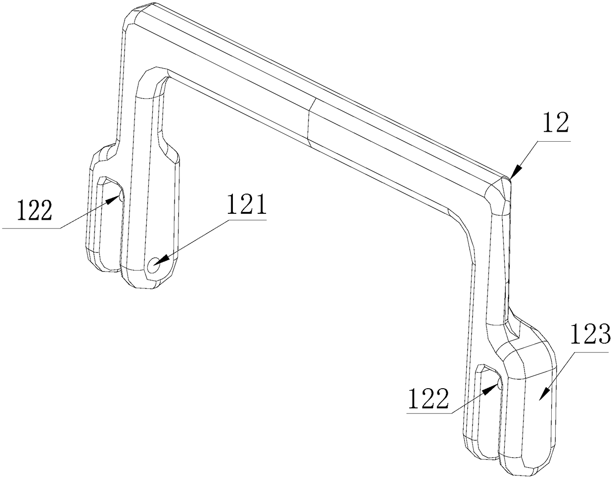 Buckle lock and LED display screen