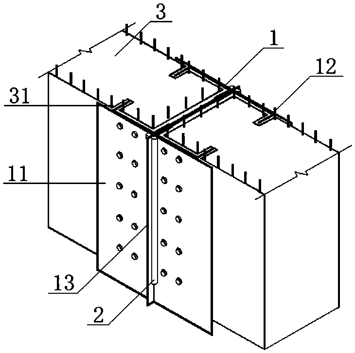 Underground diaphragm wall with anti-seepage joints and construction method of underground diaphragm wall