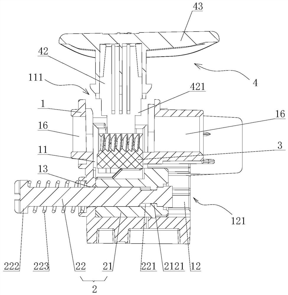 Pressurizing device and pusher thereof