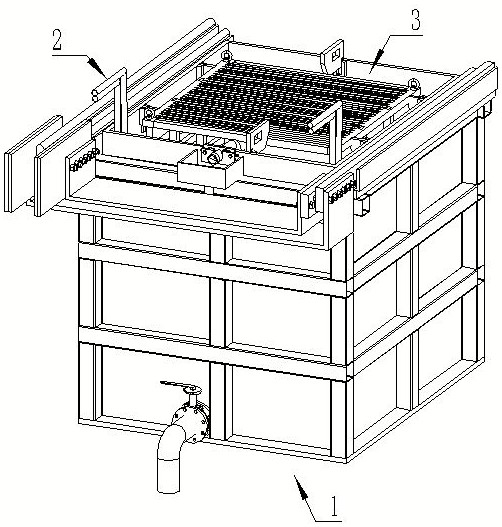 Electrolytic bath and electrolysis device using same