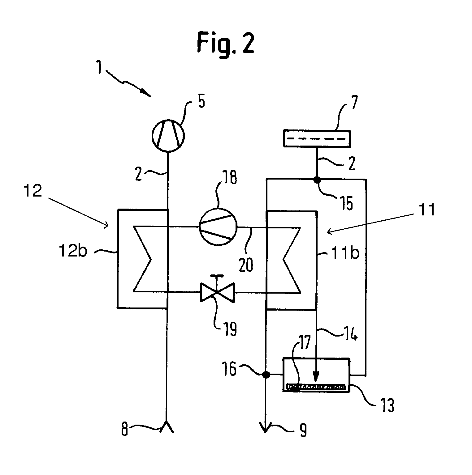 Dryer with heat recovery and method of operation thereof
