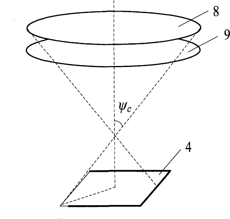 Wireless communication receiver of visible light of an LED traffic light, receiving method and application method