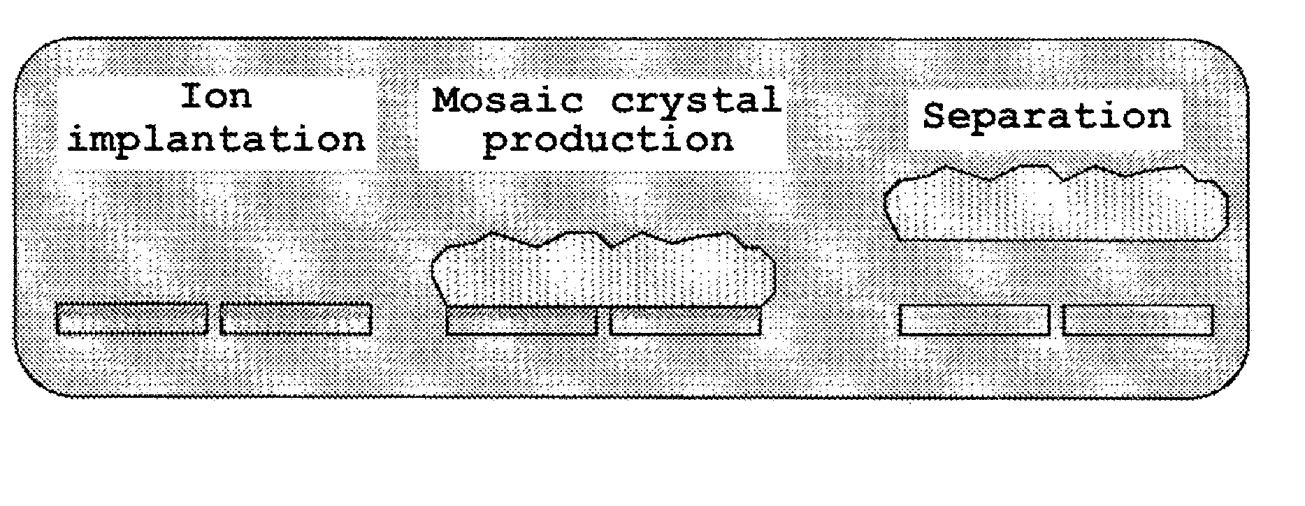 Method for producing mosaic diamond