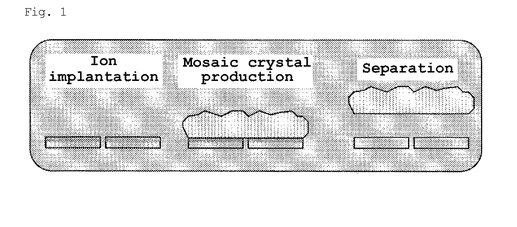 Method for producing mosaic diamond
