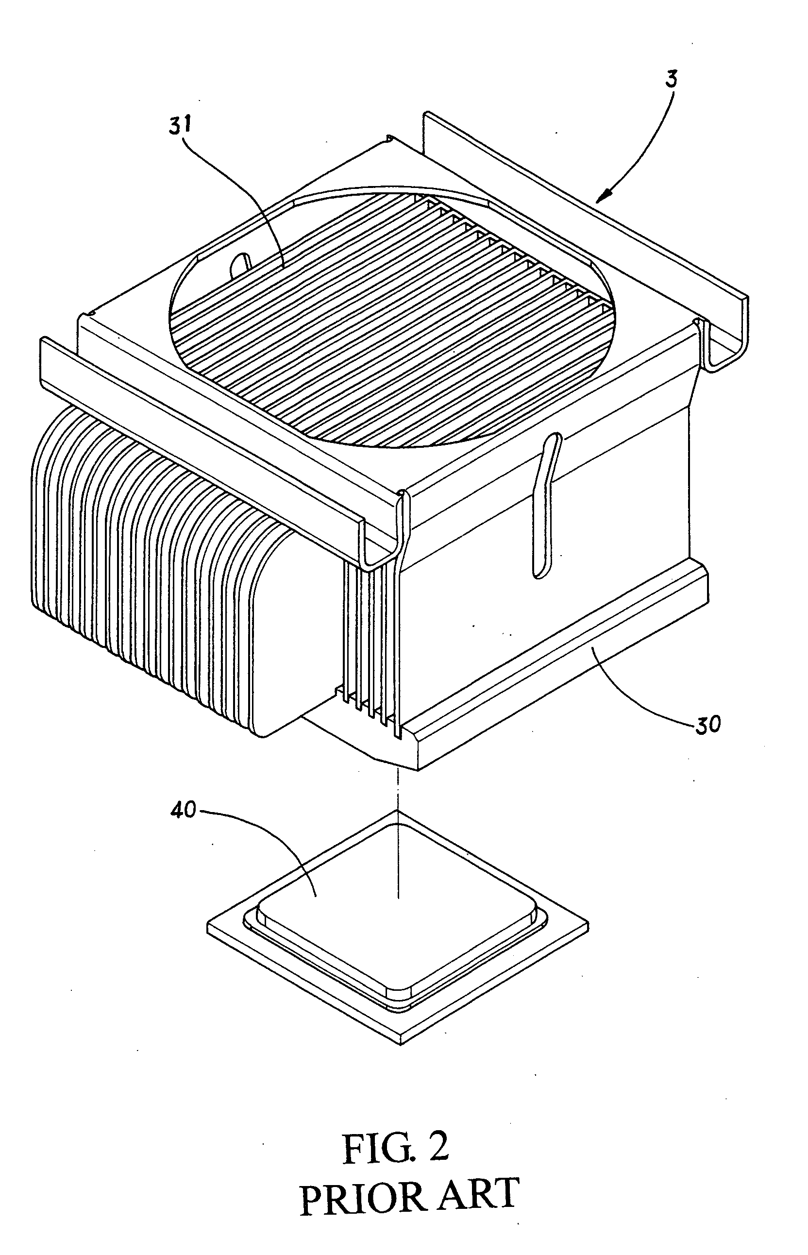 Heat dissipating device holder structure with a thin film thermal conducting medium coating
