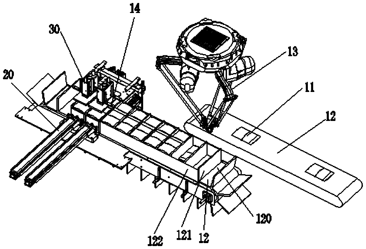 Material packaging system and betel nut packaging system