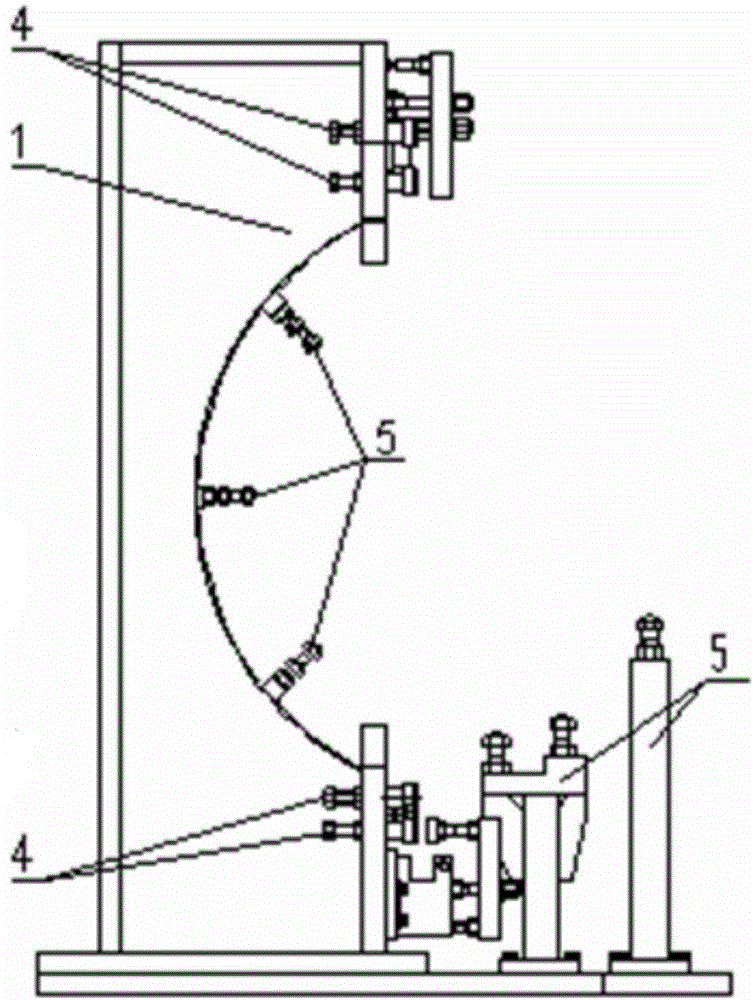 Special tooling and fixture for castings of one-piece bearing seat of wind power generator