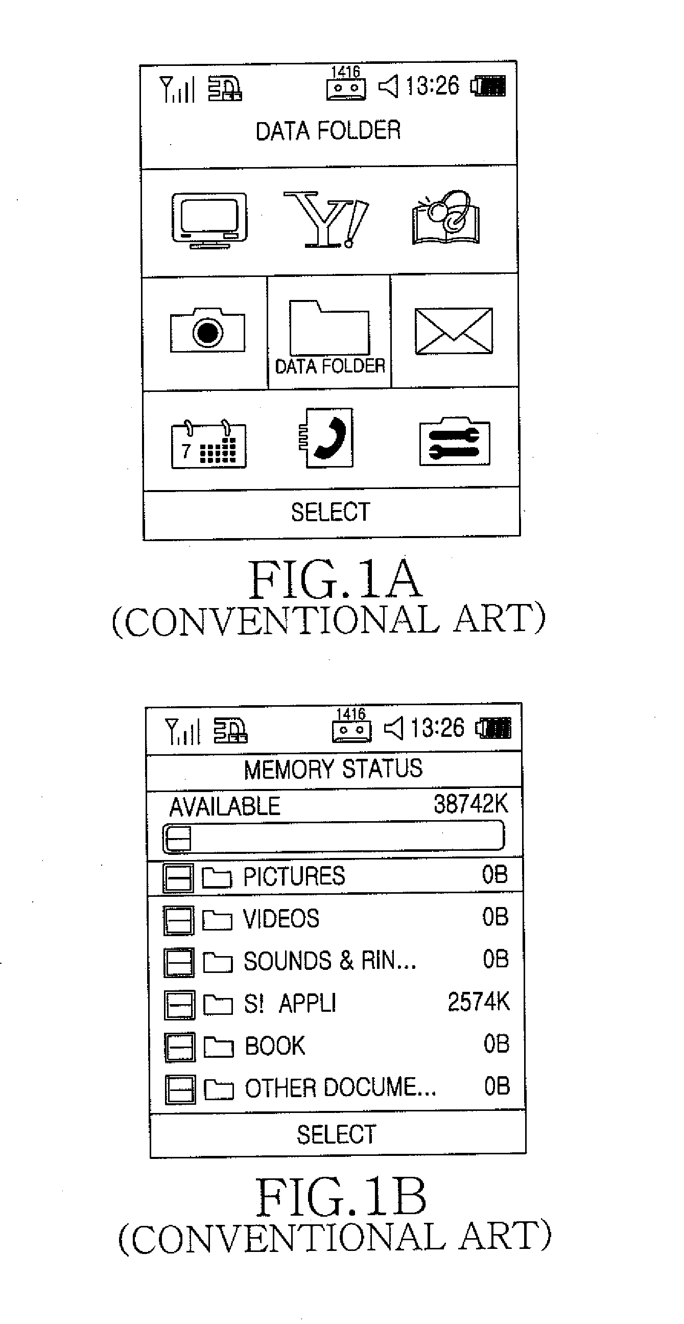 Apparatus and method for selective loading in mobile communication terminal