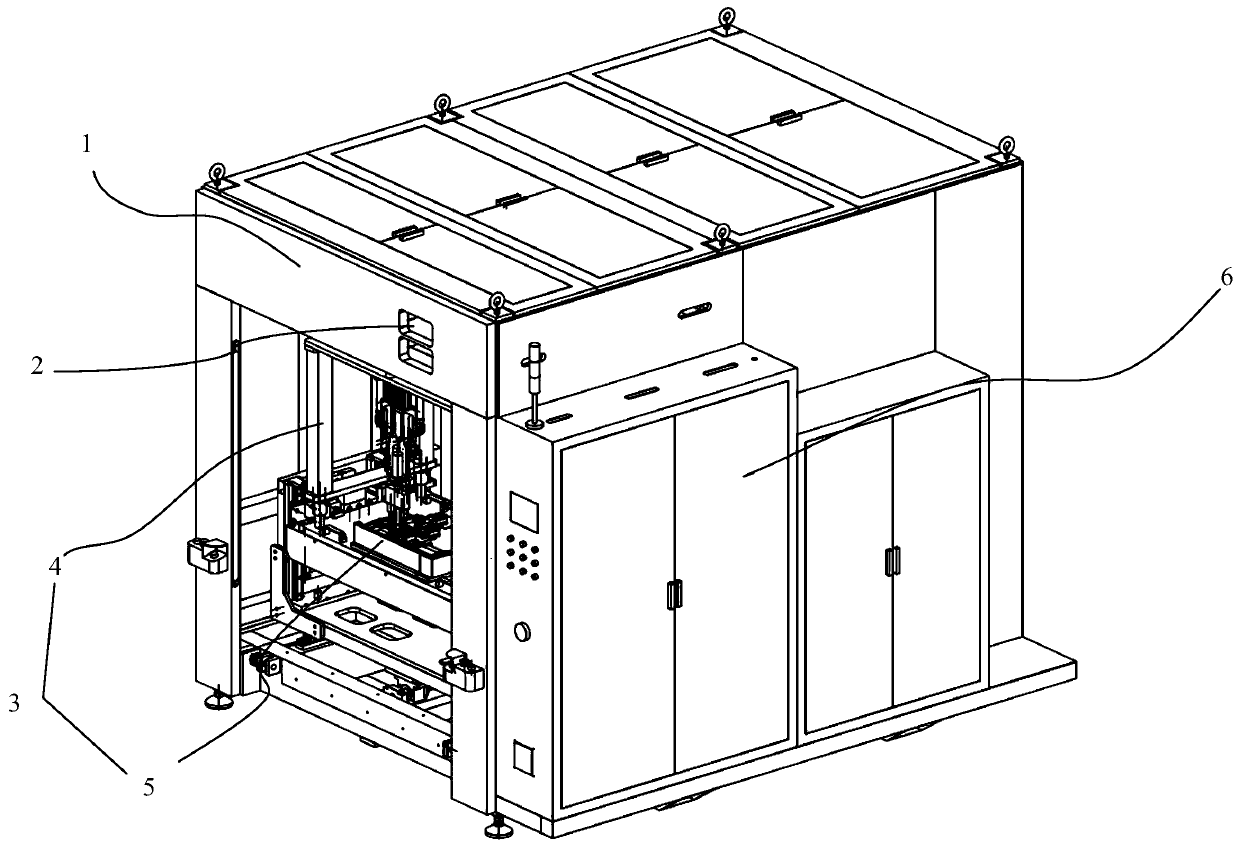 Glove box ultrasonic welding equipment capable of rapidly changing mould