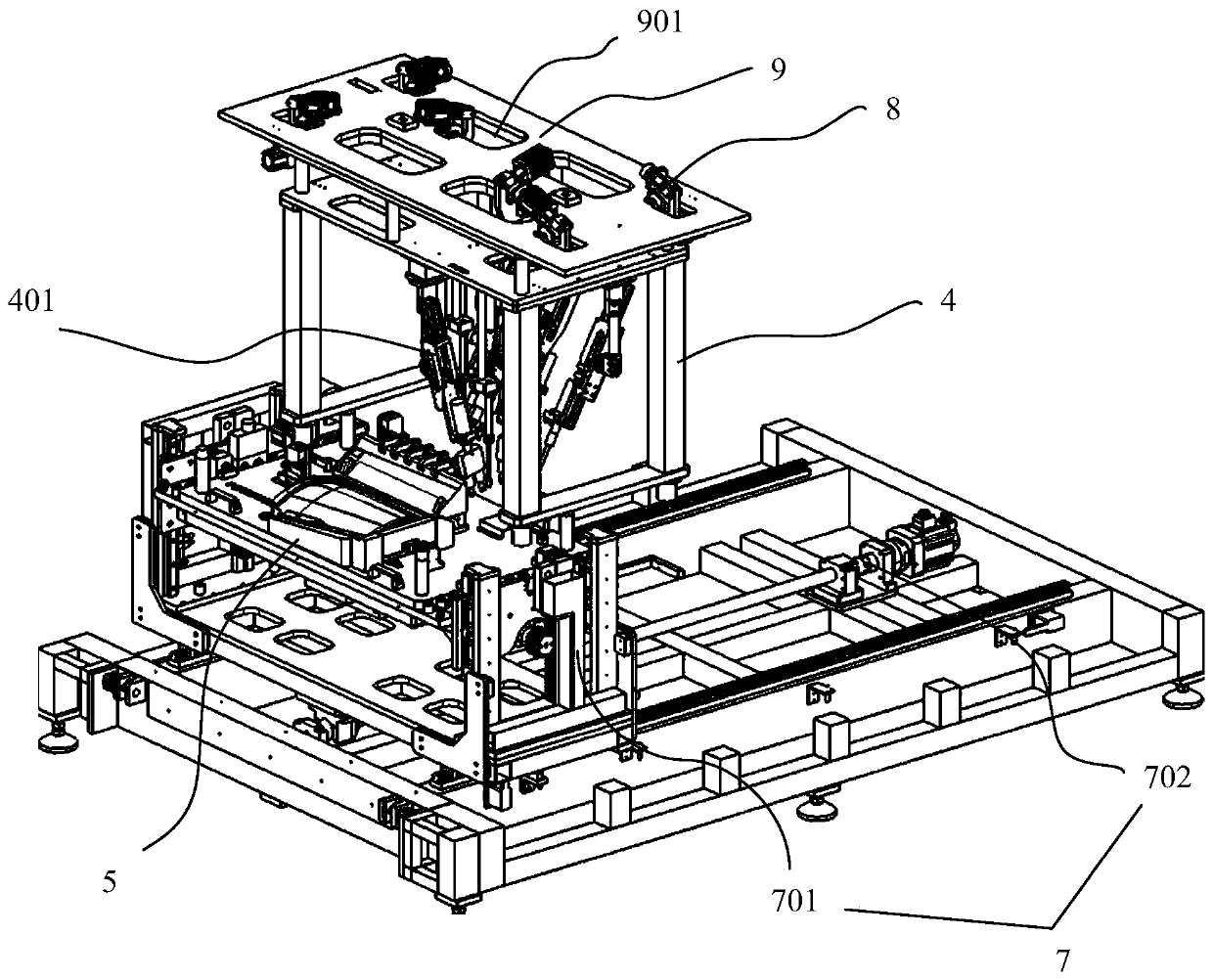 Glove box ultrasonic welding equipment capable of rapidly changing mould