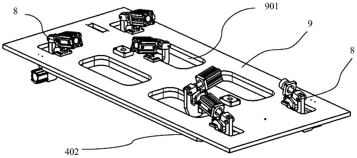 Glove box ultrasonic welding equipment capable of rapidly changing mould